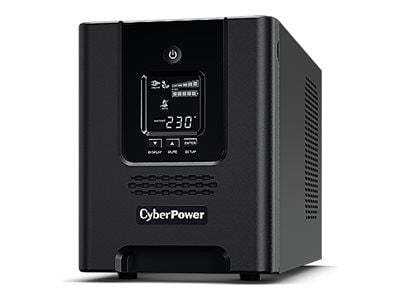 CyberPower Professional Tower Series PR2200ELCDSL - UPS - AC 230 V - 2700 watt - 3000 VA - RS-232, USB - utgangskontakter: 9 - aktiv PFC - svart