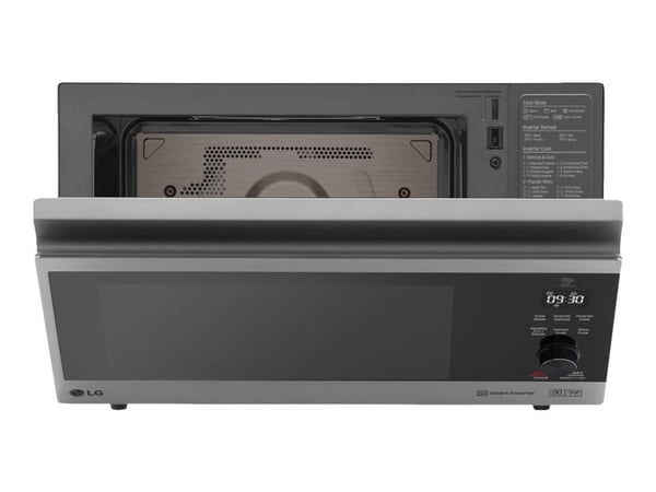 LG NeoChef MJ3965ACS - Mikrobølgeovn med konveksjon og grill - 39 liter - 1100 W - noble silver