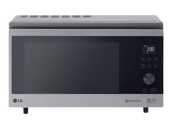 LG NeoChef MJ3965ACS - Mikrobølgeovn med konveksjon og grill - 39 liter - 1100 W - noble silver