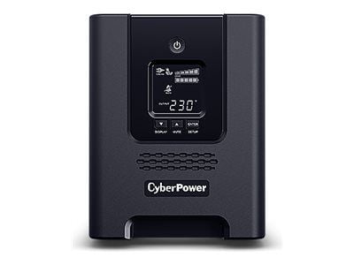 CyberPower Professional Tower Series PR2200ELCDSL - UPS - AC 230 V - 2700 watt - 3000 VA - RS-232, USB - utgangskontakter: 9 - aktiv PFC - svart