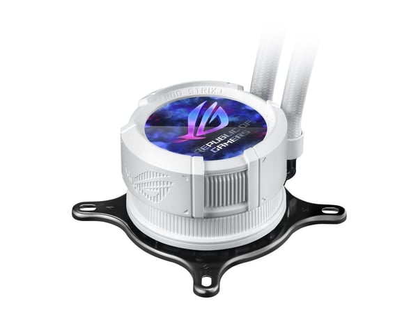 ASUS ROG Strix LC III 360 ARGB White Edition Datamaskinveske Alt-i-ett væskekjøler 12 cm hvit (90RC00W2-M0UAY0)