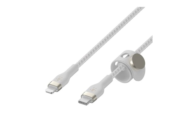 Belkin BoostCharge - Lightning-kabel - USB-C hann til Lightning hann - 2 m - hvit