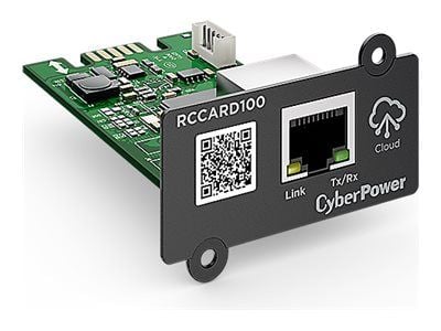 CyberPower RCCARD100, Sisäinen, Langallinen, Ethernet, 100 Mbit/s, Musta, Vihreä