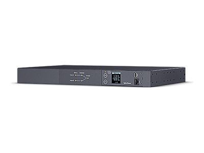 CyberPower PDU24004, Hallittu, Kytkimellinen, 1U, Yksivaiheinen, Telineasennettava, Vaaka, Terästä