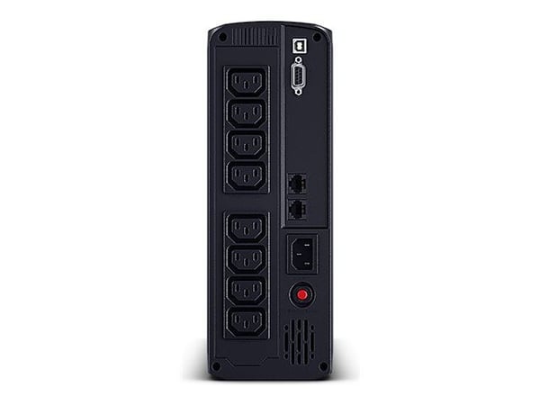 CyberPower Value Pro VP1600EILCD - UPS - AC 230 V - 960 watt - 1600 VA - enkeltfase - RS-232, USB - utgangskontakter: 8 - svart