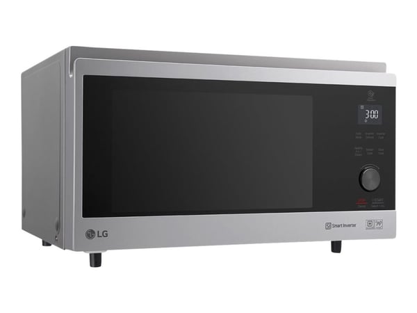 LG NeoChef MJ3965ACS - Mikrobølgeovn med konveksjon og grill - 39 liter - 1100 W - noble silver