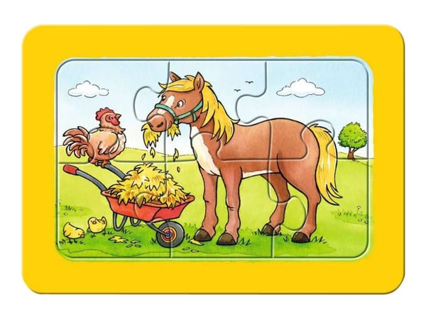 Ravensburger My First Puzzles - Good Animal Friends - puslespill - 18 deler