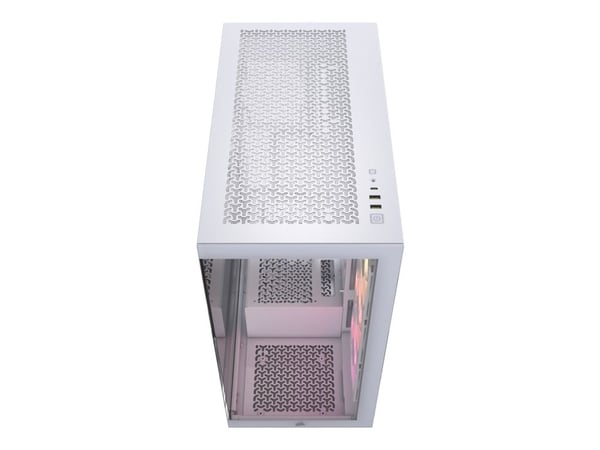 CORSAIR 3500X ARGB - Mid tower - utvidet ATX (E-ATX) - sidepanel med vindu (herdet glass) - ingen strømforsyning (ATX) - hvit - USB/lyd