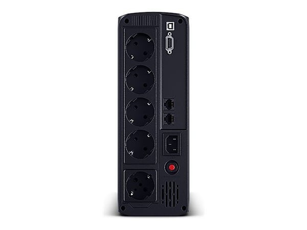 CyberPower Value Pro VP1600ELCD - UPS - AC 230 V - 960 watt - 1600 VA - enkeltfase - 9 Ah - RS-232, USB - utgangskontakter: 4 - svart
