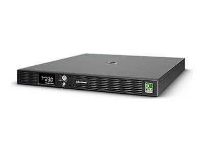 CyberPower Professional Rack Mount LCD Series PR1000ELCDRT1U - UPS (kan monteres i rack) - AC 230 V - 800 watt - 1000 VA - 9 Ah - RS-232, USB - utg...