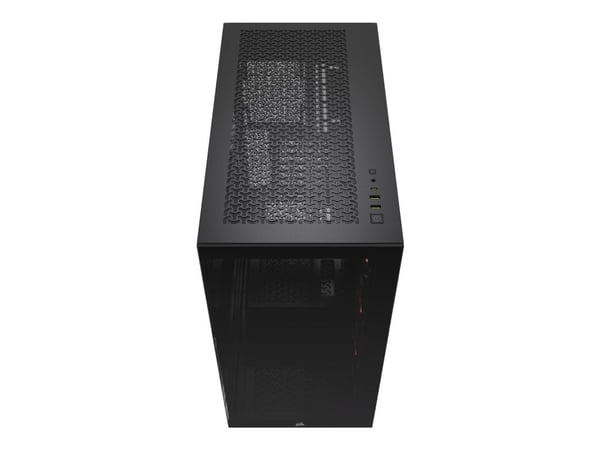 CORSAIR 3500X ARGB - Mid tower - utökad ATX - genomskinlig sidopanel (härdat glas) - ingen strömförsörjning (ATX) - svart - USB/ljud