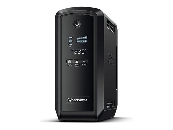CyberPower PFC Sinewave Series CP550EPFCLCD - UPS - AC 230 V - 330 watt - 550 VA - 7 Ah - USB - utgangskontakter: 6