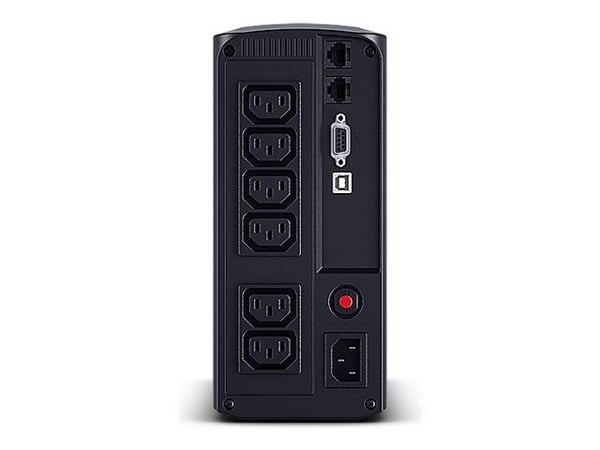 CyberPower Value Pro VP1000EILCD - UPS - AC 230 V - 550 watt - 1000 VA - enkeltfase - RS-232, USB - utgangskontakter: 6 - svart