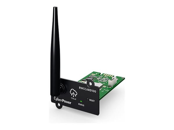 CyberPower RWCCARD100 - Adapter for fjernstyrt administrasjon - 802.11b/g/n - grønn - for PFC Sinewave Series CP2000PFCRM2U