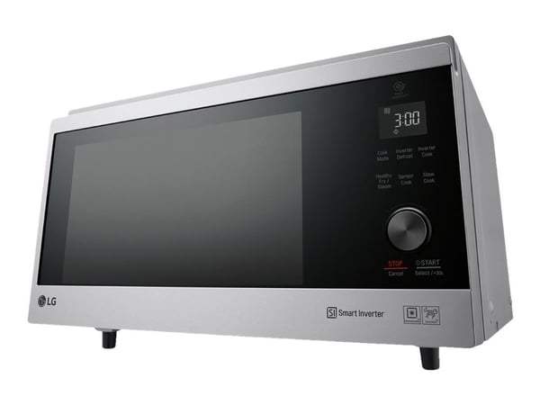 LG NeoChef MJ3965ACS - Mikrobølgeovn med konveksjon og grill - 39 liter - 1100 W - noble silver