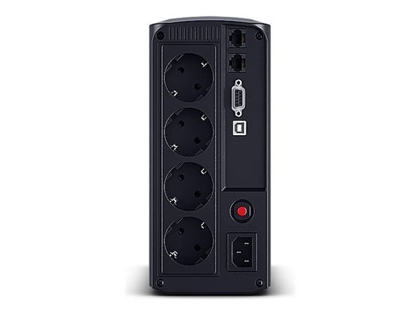 CyberPower Value Pro VP700ELCD - UPS - AC 230 V - 390 watt - 700 VA - RS-232, USB - utgangskontakter: 4 - svart