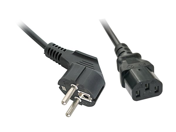 Lindy 30335, 2 m, Virtapistoke tyyppi F, C13 liitin, H05VV-F3G