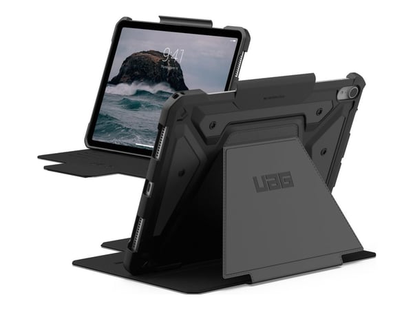 UAG - Lommebok for nettbrett - robust - polyuretan (PU) - svart - for Apple 11-inch iPad Air (M2, M3)