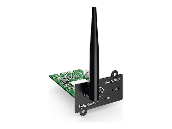 CyberPower RWCCARD100 - Adapter for fjernstyrt administrasjon - 802.11b/g/n - grønn - for PFC Sinewave Series CP2000PFCRM2U