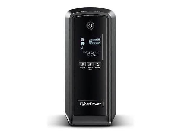 CyberPower PFC Sinewave Series CP550EPFCLCD - UPS - AC 230 V - 330 watt - 550 VA - 7 Ah - USB - utgangskontakter: 6