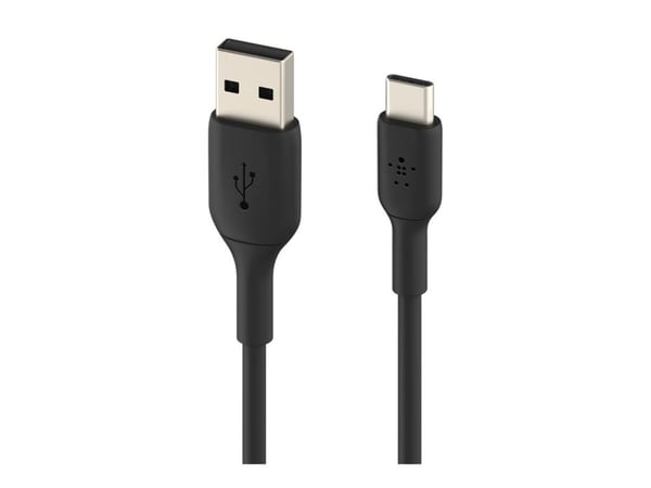 Belkin BoostCharge - USB-kabel - USB-C (hann) til USB (hann) - 2 m - svart