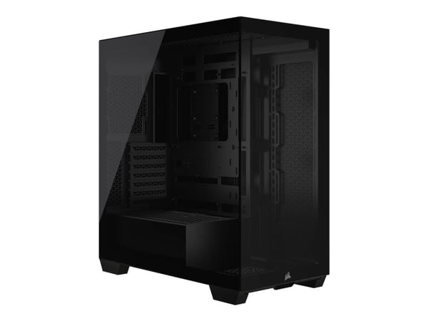 CORSAIR 3500X - Mid tower - utvidet ATX (E-ATX) - sidepanel med vindu (herdet glass) - ingen strømforsyning (ATX) - svart - USB/lyd