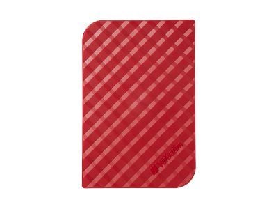Verbatim Store 'n' Go - Kiintolevy - 1 TB - ekstern (bærbar) - USB 3.0 - 5400 rpm - rød