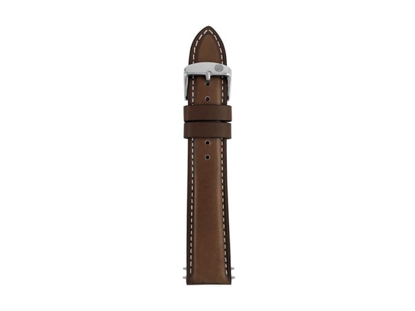 Jern Annie Skinnbelte Zeppelin mørkebrun 20 mm