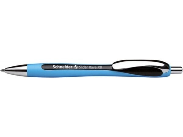 Schneider Slider Rave - Kulepenn - svart - 1.4 mm - ekstra bred - retraktil