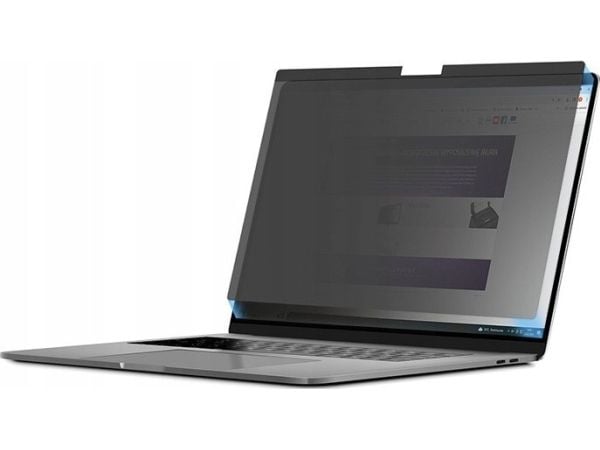Qoltec Privacy Filter RODO MacBook Air 13.6" | Magneettinen | Silmien suojaus