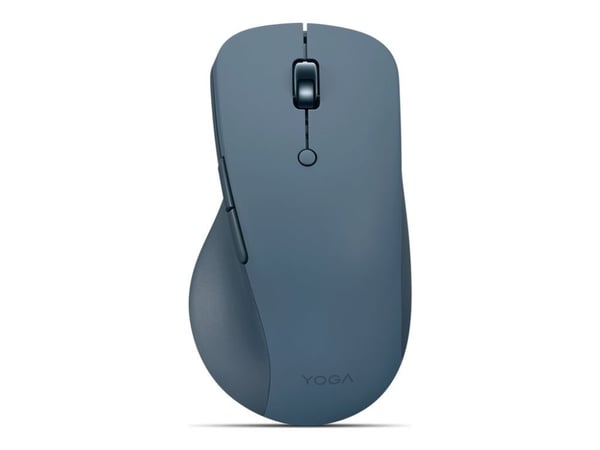 Lenovo Yoga Pro - Mus - blå optisk - 6 knapper - trådløs - Bluetooth 5.0 - USB trådløs mottaker - tidevannsblått - løsvekt