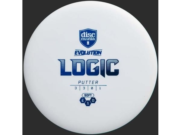 Discmania discgolfdisc PUTTER SOFT EXO LOGIC Evolution Blue 3/3/0/1 Discmania discgolfdisc PUTTER SOFT EXO LOGIC Evolution Blue 3/3/0/1