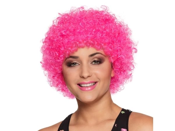 Boland Pop, Lockig, Rosa, Kvinna, Polyester, Karneval, 125 g