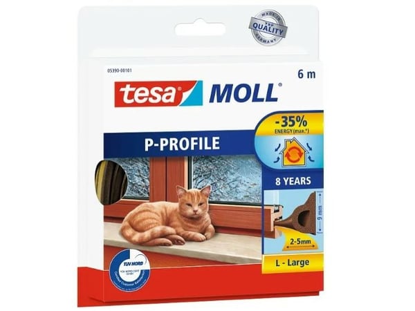 TESA tesamoll, ikkuna, tiivistekumi, ruskea, kumi, litteä, lämpöeristys TESA tesamoll, ikkuna, tiivistekumi, ruskea, kumi, litteä, lämpöeristys