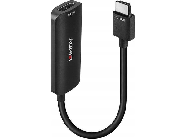 Lindy 38327, 157 m, HDMI-tyyppi A (vakio), DisplayPort, Uros, Naaras, Suora