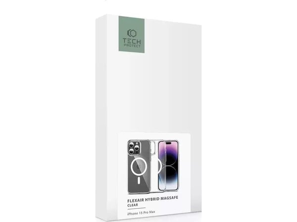 Tech-Protect FlexAir hybridi MagSafe suojakotelo iPhone 15 Pro - selvä