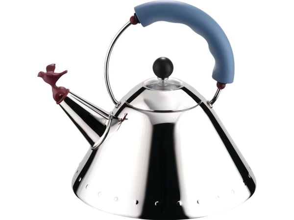 Alessi 9093, 2 l, Rostfritt stål, Blå, Rostfritt stål, Polyamid, Induktion