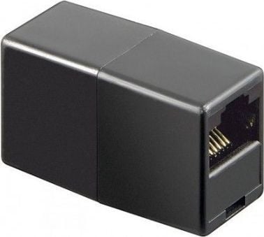 Goobay RJ-45 Adapter, RJ-45, RJ-45, Sort
