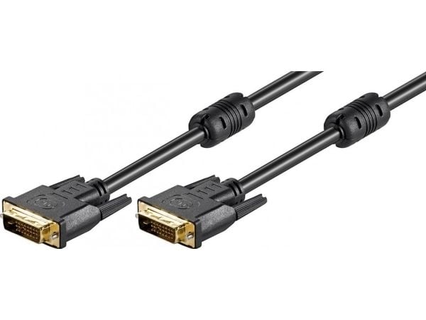 Goobay 93951, 15 m, DVI-D, DVI-D, Sort, Hankjønn/hankjønn
