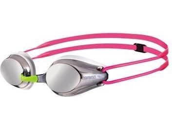 Arena Tracks Junior Mirror, En storlek, Silver, Grå, Fuchsia, Silikon, Vuxen