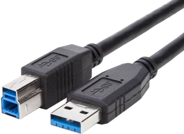 Goobay 0.5m USB 3.0 A/B, 0,5 m, USB A, USB B, USB 3.2 Gen 1 (3.1 Gen 1), Hankjønn/hankjønn, Sort