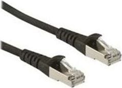 ROLINE 21152850, 0,5 m, Cat6a, S/FTP (S-STP), RJ-45, RJ-45, Svart