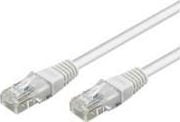 Goobay 95257, 0,25 m, Cat6, U/UTP (UTP), RJ-45, RJ-45, Hvit