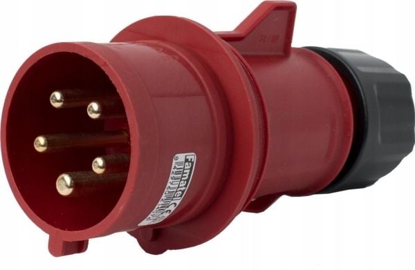 Siirrettävä pistoke 32A 5P 400V punainen IP44 SpeedPRO 13303P01