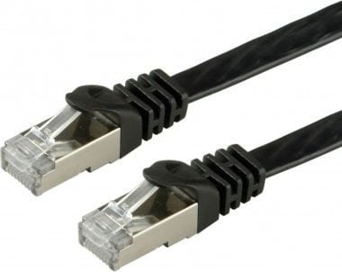 VALUE 21.99.0830, 0,5 m, Cat6a, F/UTP (FTP), RJ-45, RJ-45, Sort