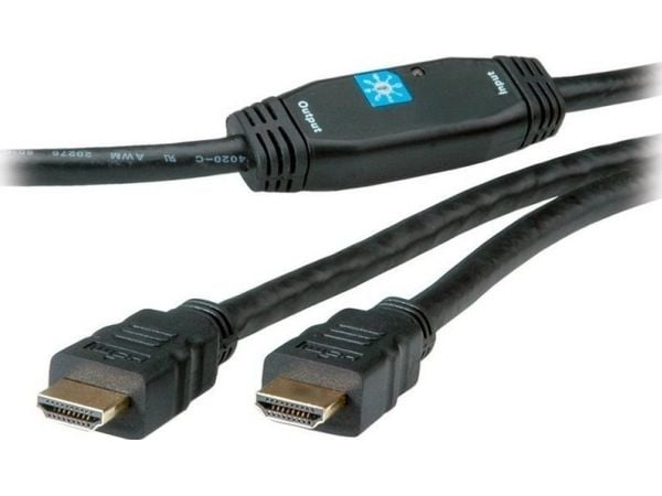 ROLINE 14.01.3465, 30 m, HDMI Type A (Standard), HDMI Type A (Standard), Svart