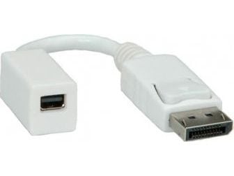 ROLINE 12033132, 0,15 m, DisplayPort, Mini DisplayPort, Hankjønn, Hunkjønn, Hvit