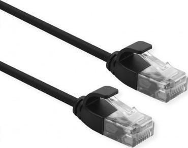 ROLINE 21.15.3957, 5 m, Cat6a, U/UTP (UTP), RJ-45, RJ-45, Sort