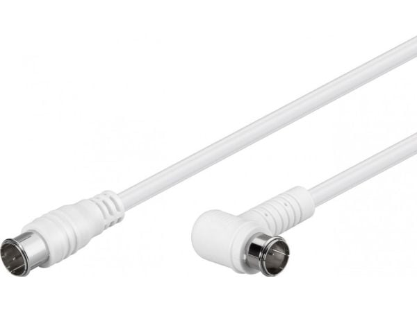 Goobay 67347, 1,5 m, F plug, F plug, Valkoinen