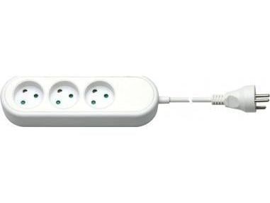 Goobay 77619, 1,5 m, inomhus, Typ K, Typ K, 1,5 mm ², Vit